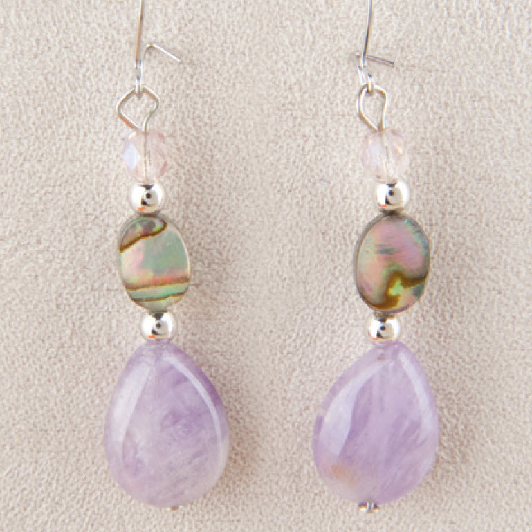 Wild Pearle Amethyst Breeze Earrings - Mellow Monkey