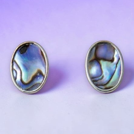 Wild Pearle Large Framed Oval Earrings - Mellow Monkey