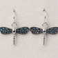 Wild Pearle Filigree Dragonfly Earrings - Mellow Monkey