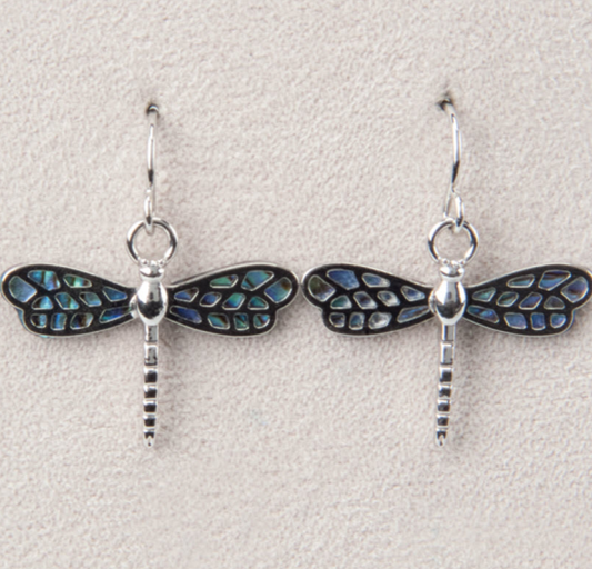 Wild Pearle Filigree Dragonfly Earrings - Mellow Monkey