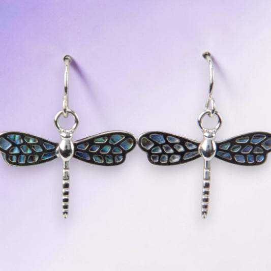 Wild Pearle Filigree Dragonfly Earrings - Mellow Monkey
