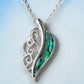 Wild Pearle Filigree Feather Necklace - Mellow Monkey