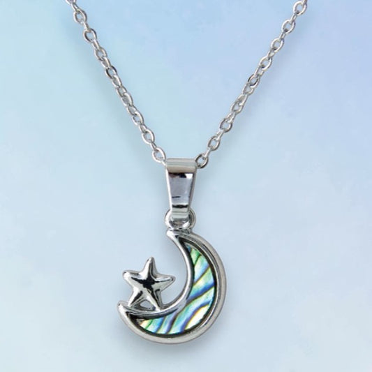 Wild Pearle Star & Moon Necklace - Mellow Monkey