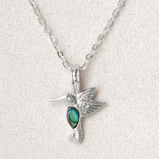 Wild Pearle Dainty Hummingbird Necklace - Mellow Monkey