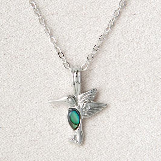 Wild Pearle Dainty Hummingbird Necklace - Mellow Monkey