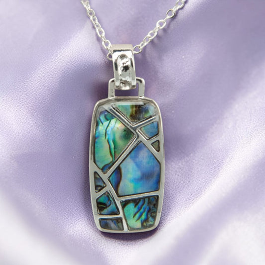 Wild Pearle Mosaic Rectangle Necklace - Mellow Monkey
