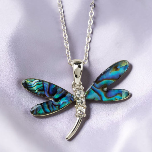 Wild Pearle Dragonfly Dream Necklace - Mellow Monkey