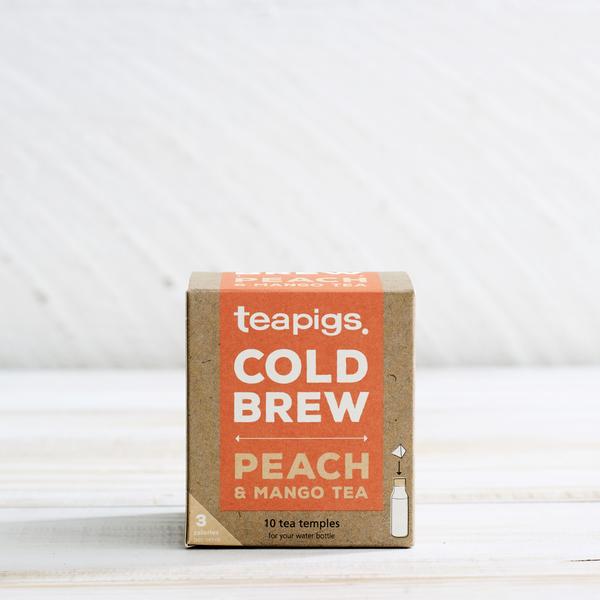 Peach & Mango Cold Brew - Box of 10 Tea Temples - Mellow Monkey