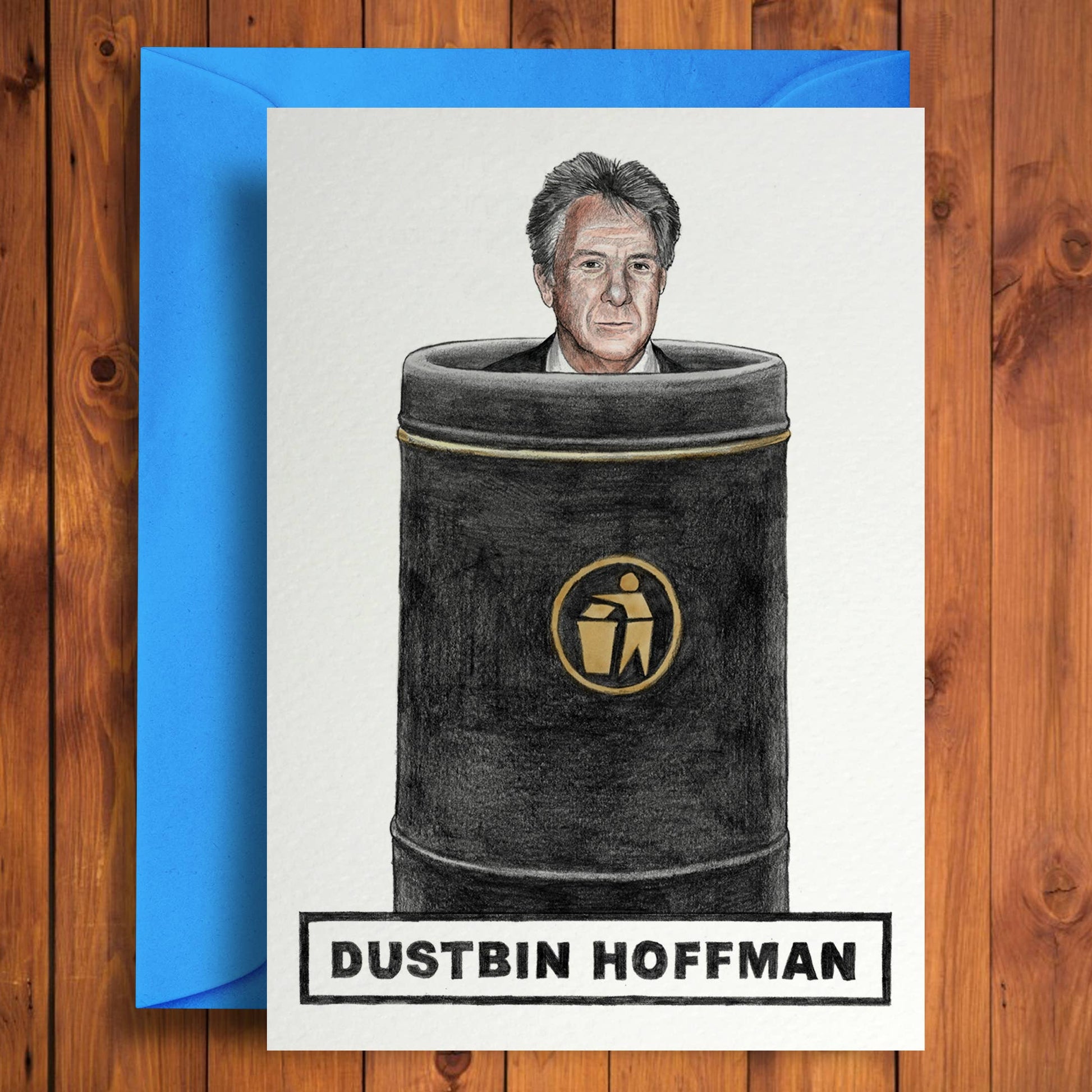 Dustbin Hoffman - Greeting Card - Mellow Monkey