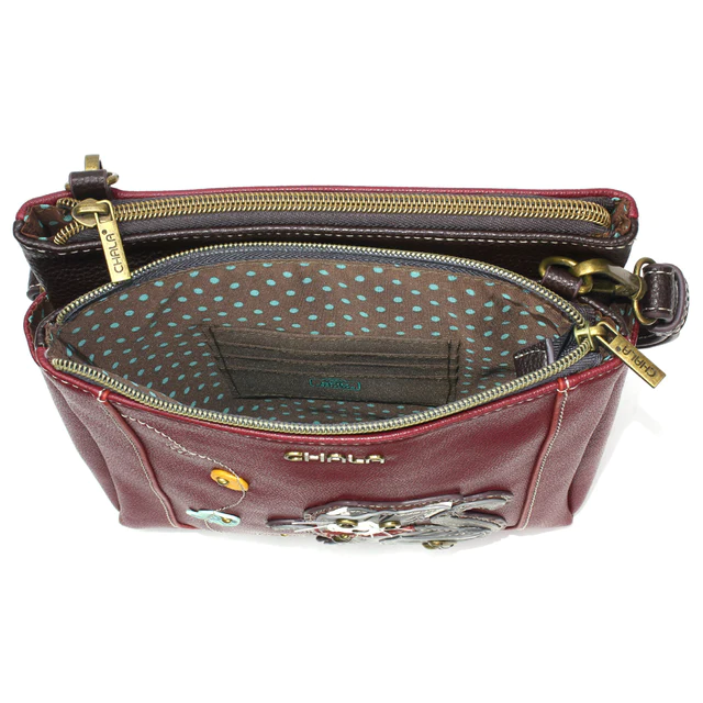 Gray Tabby Cat - Chala Merry Messenger Bag - Mellow Monkey