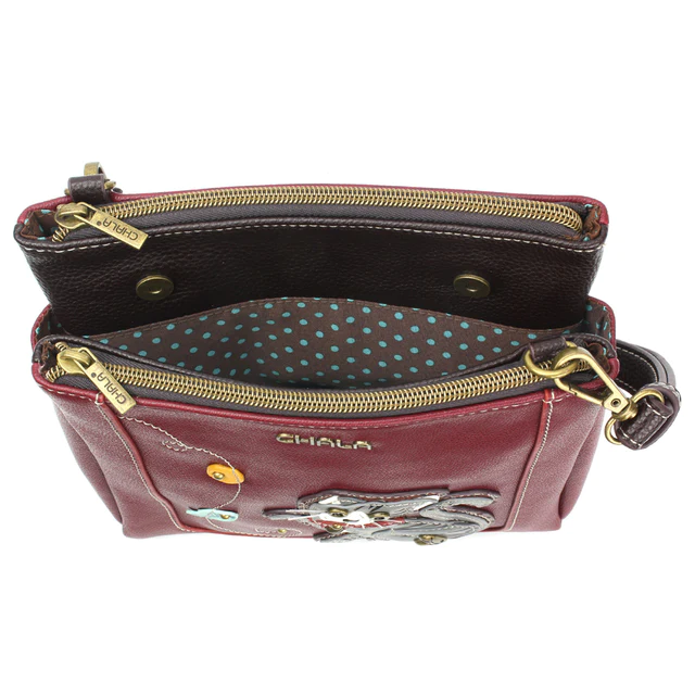 Gray Tabby Cat - Chala Merry Messenger Bag - Mellow Monkey