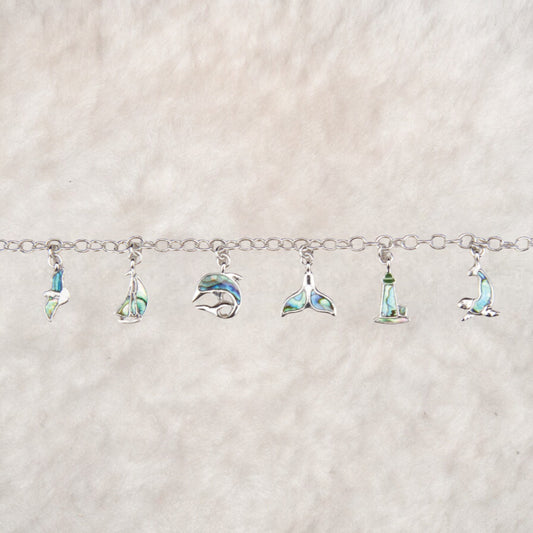 Wild Pearle Nautical Charms Bracelet - Mellow Monkey