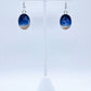 Handmade/Handcrafted Resin Ocean Beach Wave Oval Earrings - Mellow Monkey