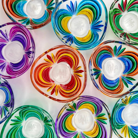 Aurea Venetian Glass Ring Dish - 3-1/4-in - Mellow Monkey