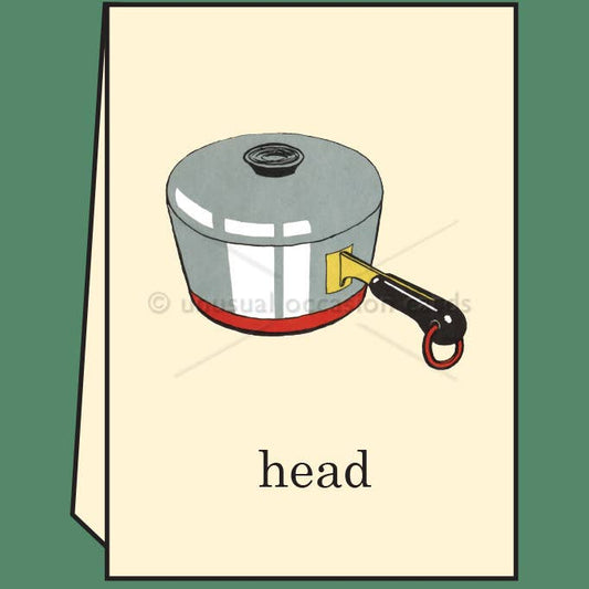 Pot Head - Greeting Card