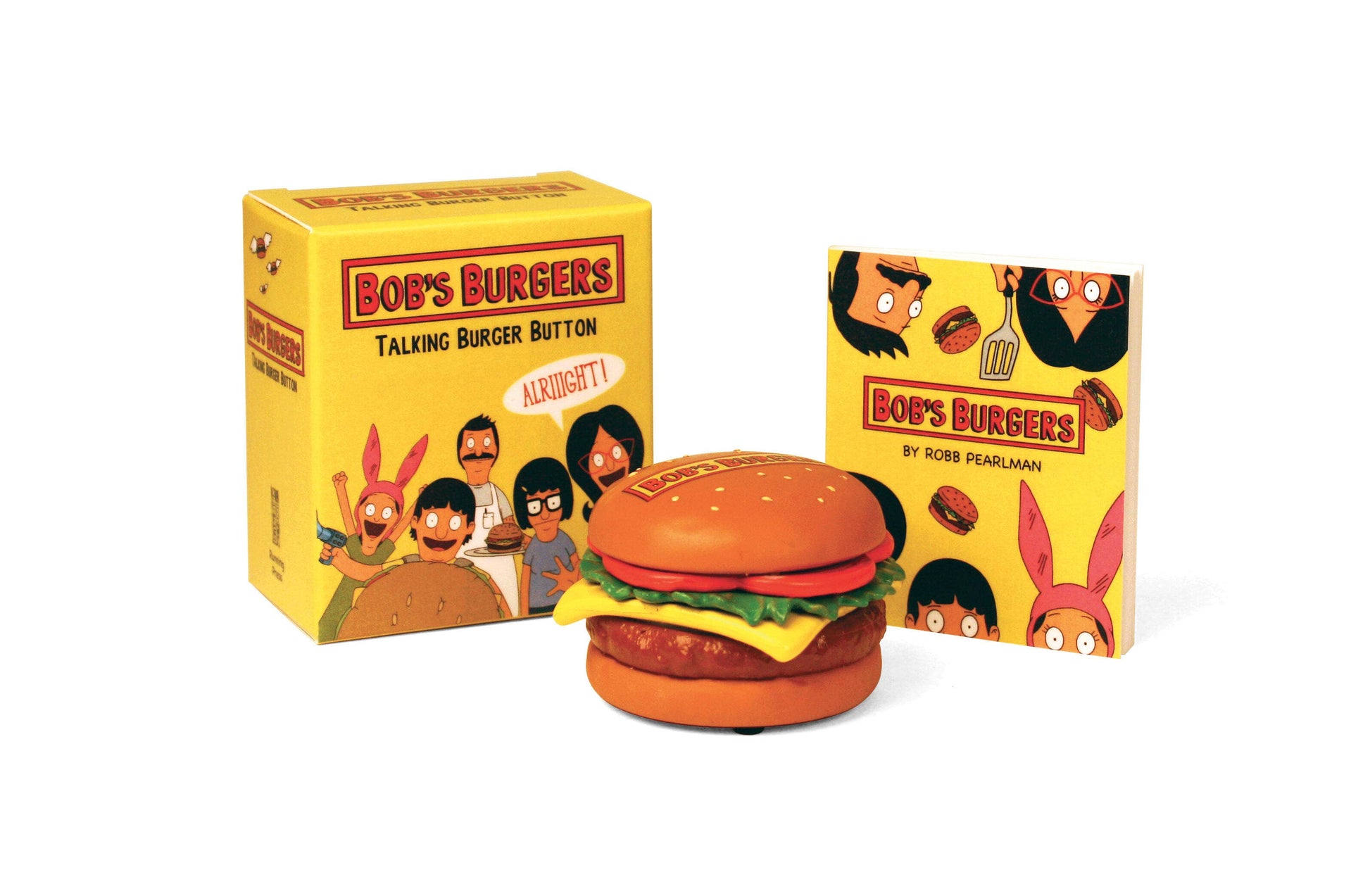 Bob's Burgers Talking Burger Button - Mellow Monkey