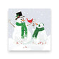 Snowmen and Cardinal - Cocktail Beverage Napkins 20-Ct - Mellow Monkey