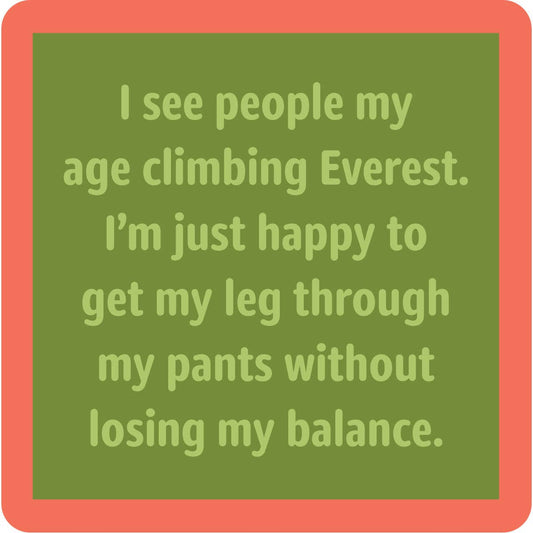 Climbing Everest - Coaster - 4 inch