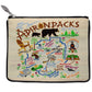 Adirondacks Zip Pouch - Mellow Monkey