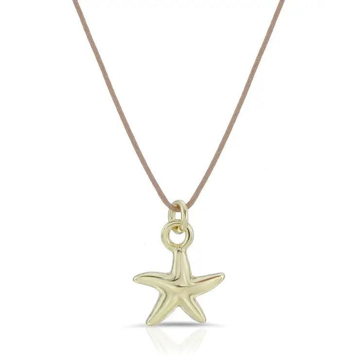 Starfish - Ocean Life Gold Necklace - Mellow Monkey