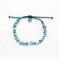 Deep Ocean Dunes Stone Beaded Anklet - Surf Jewelry - Mellow Monkey