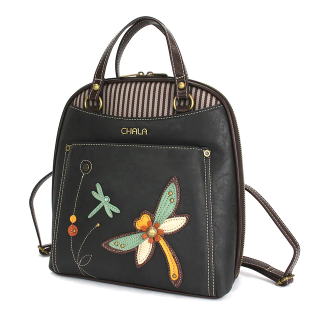 Dragonfly - Chala Convertible Backpack Purse - Mellow Monkey