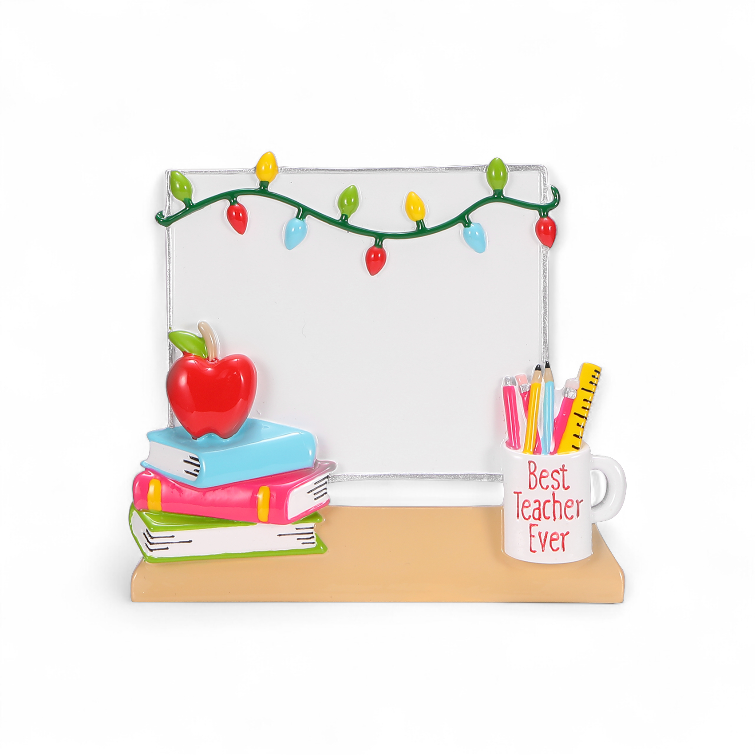 White Board for Teacher Personalized Ornament - Mellow Monkey