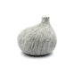Mini Omo - Handcrafted Porcelain Bud Vase - White with Black Lines - 2.7 x 2 x 2.8 in - Mellow Monkey