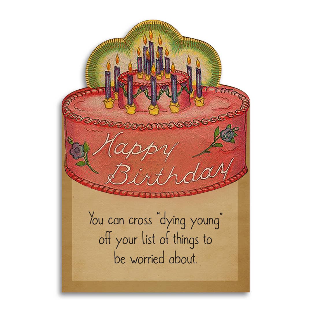 Funny Sarcastic Happy Birthday Card - Mellow Monkey