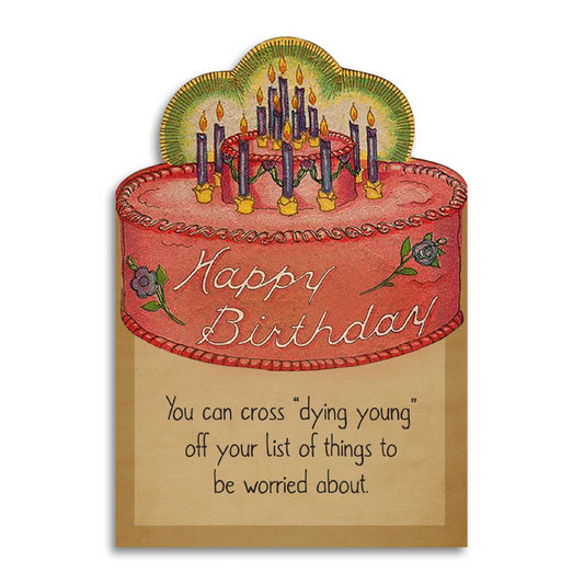 Funny Sarcastic Happy Birthday Card - Mellow Monkey