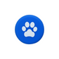 Paw Print - Blue and White - Capabunga Wine Bottle Top Seal - Mellow Monkey