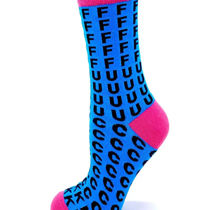 FFFFFFUUUUCCCCCKKK - Women's Crew Socks - Mellow Monkey