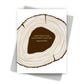 Tree Growth Rings - Reflective Birthday Card - Mellow Monkey
