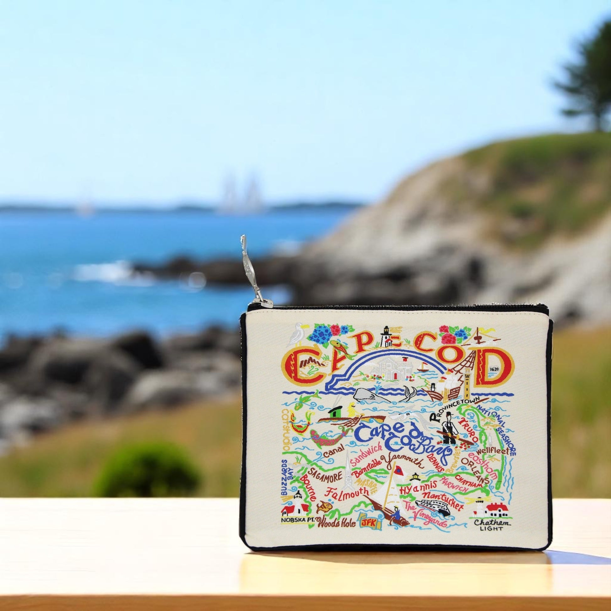 Cape Cod Zip Pouch - Mellow Monkey