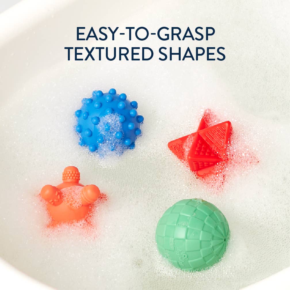 Itzy Splash Gift Set™ Soft Bath + Water Toys - Mellow Monkey