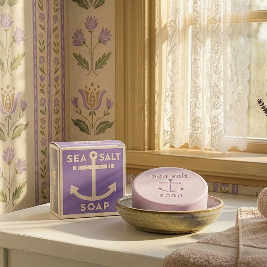 Sea Salt Lavender Bar Soap – 4.3-oz. - Mellow Monkey