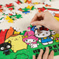 Hello Kitty® And Friends Wooden Jigsaw Puzzle: Rainbow - Mellow Monkey