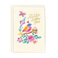 Hello Little One Bird Nest  - New Baby Greeting Card - Mellow Monkey