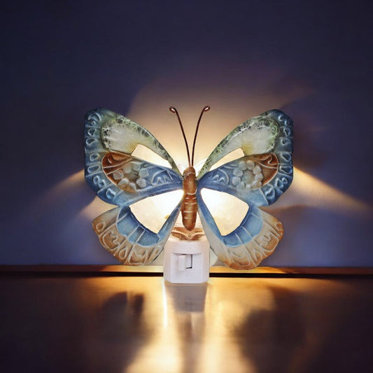 Capiz Shell Butterfly Night Light - Mellow Monkey