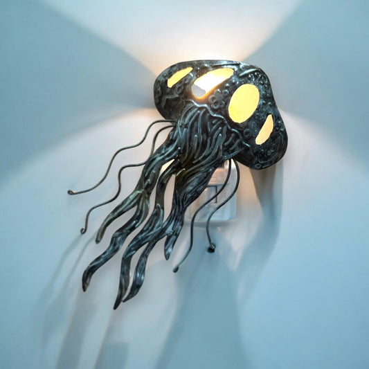 Capiz Shell Jellyfish Night Light - Mellow Monkey