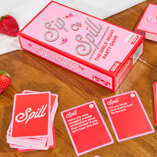 Sip or Spill — The Girl's Night Drinking Card Game - Mellow Monkey