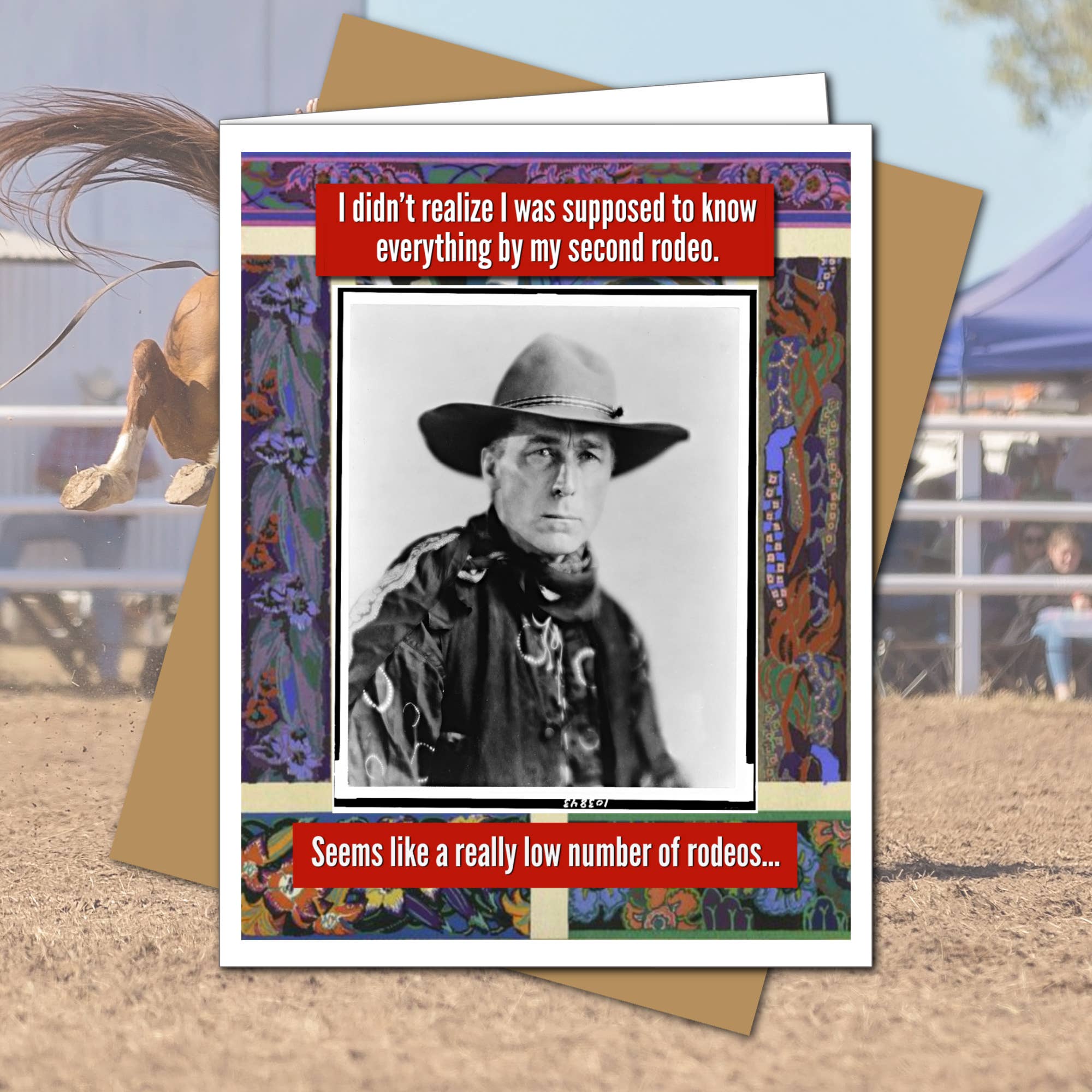 Rodeo - Man - Everyday Greeting Card – Mellow Monkey