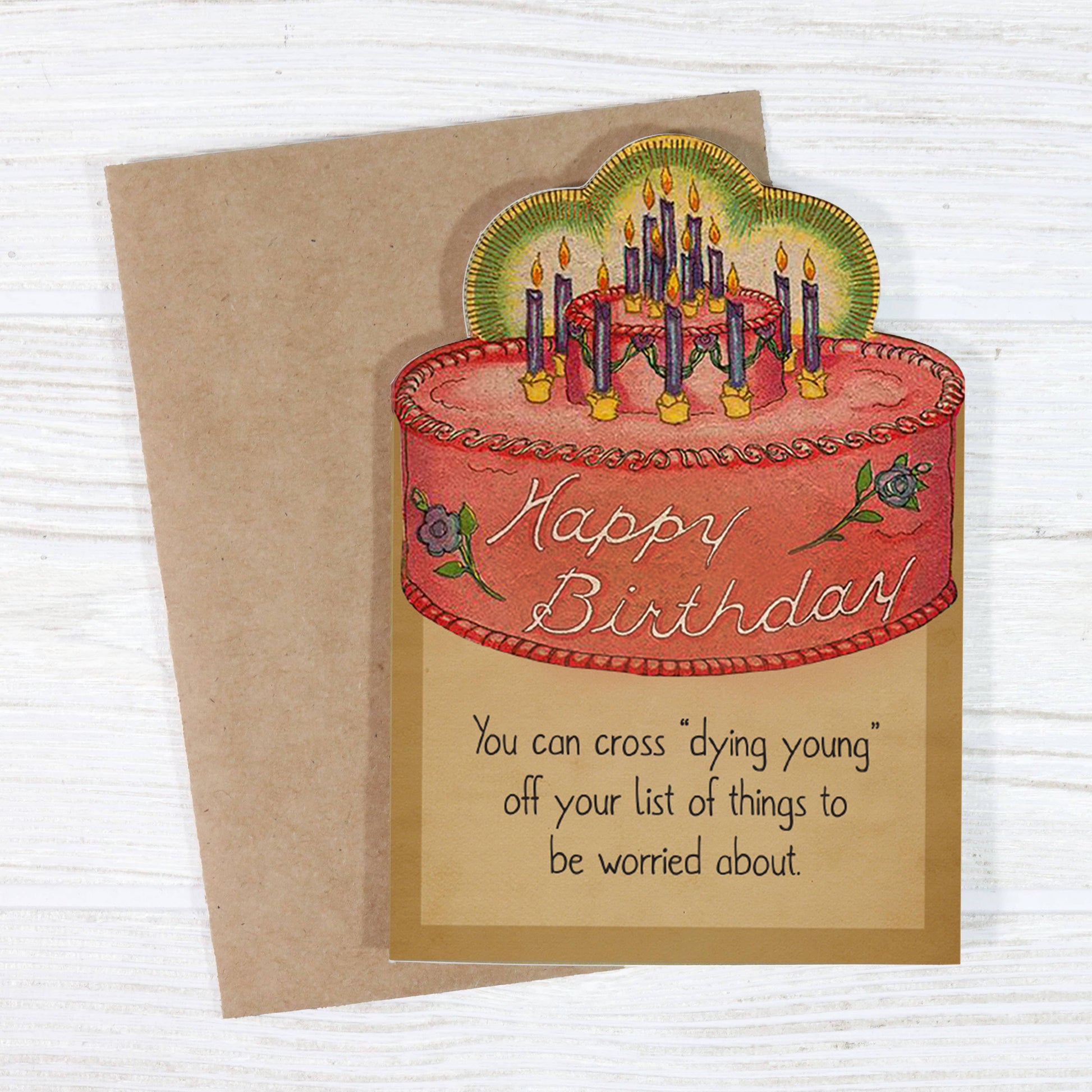 Funny Sarcastic Happy Birthday Card - Mellow Monkey