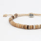 Nusa Natural Wood Bead Anklet, Surf, by Koh Surf - Mellow Monkey