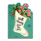 Well Hung Just Like You - Funny Vintage Christmas Card - Mellow Monkey