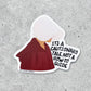 It's A Cautionary Tale, Not A How To Guide - Vinyl Sticker - 3-in - Mellow Monkey