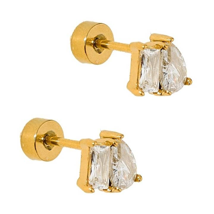 Screwback Stud Earrings - Maren - Mellow Monkey