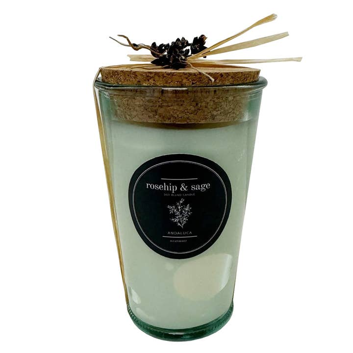 Rosehip & Sage Candle - Mellow Monkey