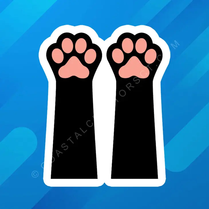 Toe Beans Cat Sticker