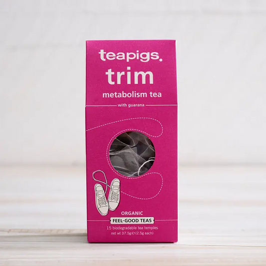 Teapigs Trim - Organic Metabolism Tea with Guarana - 15 Temples - Mellow Monkey